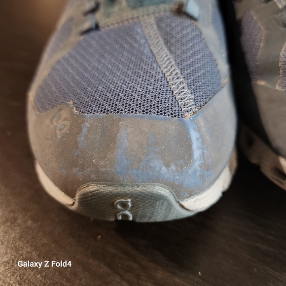 On Cloud Waterproof Cloudswift Running Shoes Blue/Gray - Picture 10 of 13